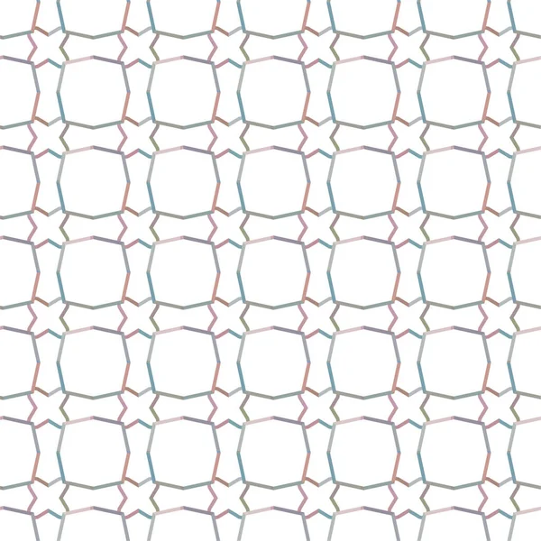 Nahtlose Muster Mit Geometrischen Formen Vektorillustration — Stockvektor