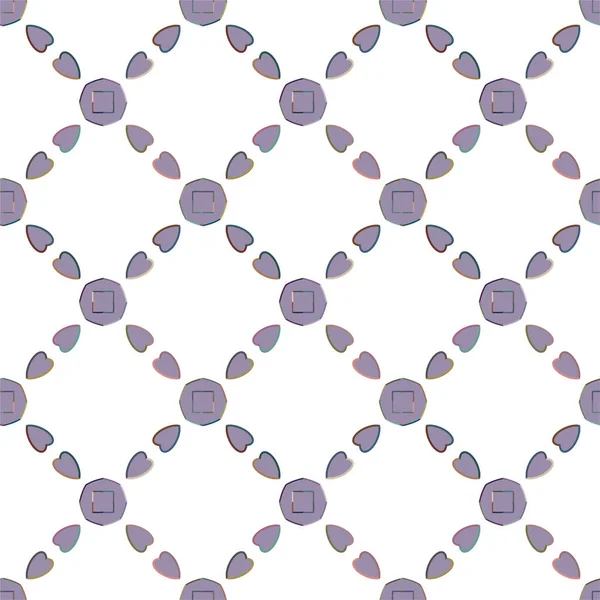 抽象几何无缝图案 矢量图解 — 图库矢量图片
