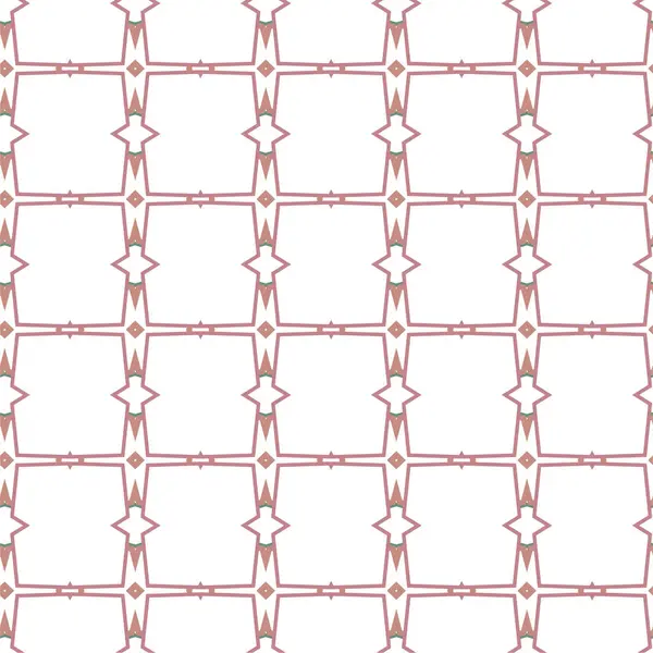 Nahtlose Muster Mit Geometrischen Formen Vektorillustration — Stockvektor