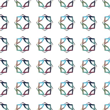 Geometrik dikişsiz desenlerin vektör çizimi, soyut duvar kağıdı arkaplanı 