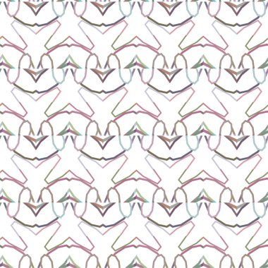 Geometrik dikişsiz desenlerin vektör çizimi, soyut duvar kağıdı arkaplanı