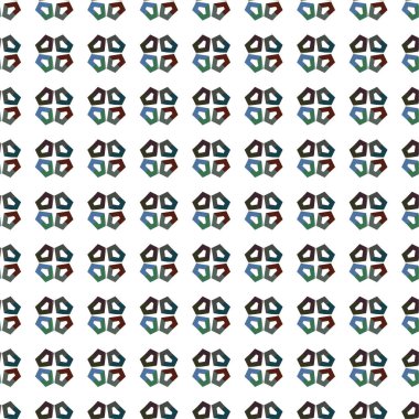 Geometrik süsleme tarzında soyut arkaplan dokusu, vektörsüz tasarım