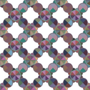 soyut geometrik dikişsiz arkaplan, vektör illüstrasyonu 