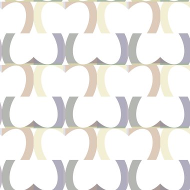 Geometrik şekilli kusursuz desen vektör çizimi