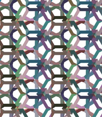 soyut geometrik dikişsiz arkaplan, vektör illüstrasyonu 