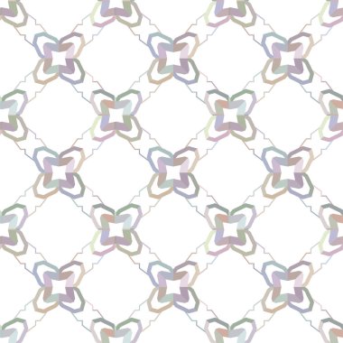 Geometrik dikişsiz desenlerin vektör çizimi, soyut duvar kağıdı arkaplanı