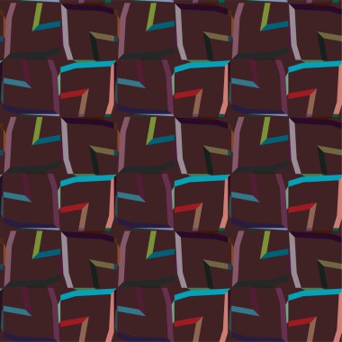 soyut geometrik dikişsiz arkaplan, vektör illüstrasyonu 