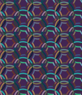 Kusursuz desenli dekoratif dekoratif şablon