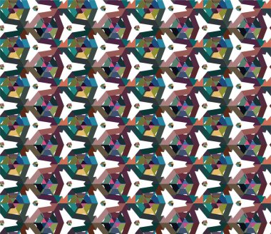 Kusursuz desenli dekoratif dekoratif şablon 