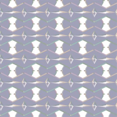 Geometrik şekilli kusursuz desen vektör çizimi