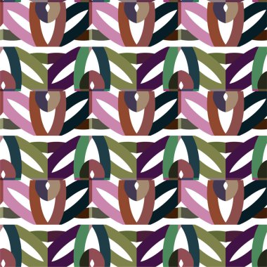 soyut geometrik dikişsiz arkaplan, vektör illüstrasyonu 