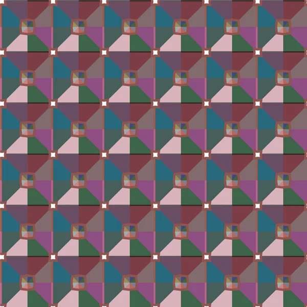 Abstrakt Geometrisk Sömlös Bakgrund Vektor Illustration — Stock vektor