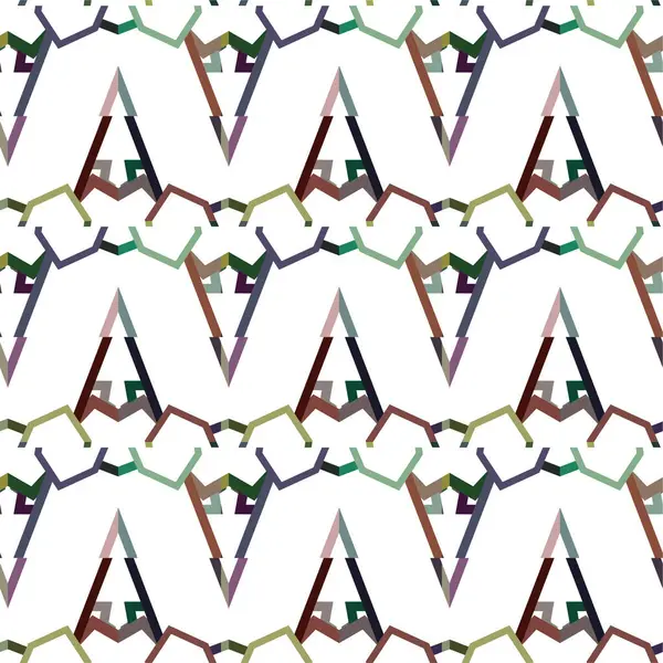 Wektorowa Ilustracja Geometrycznego Bezszwowego Wzoru Abstrakcyjne Tło Tapety — Wektor stockowy
