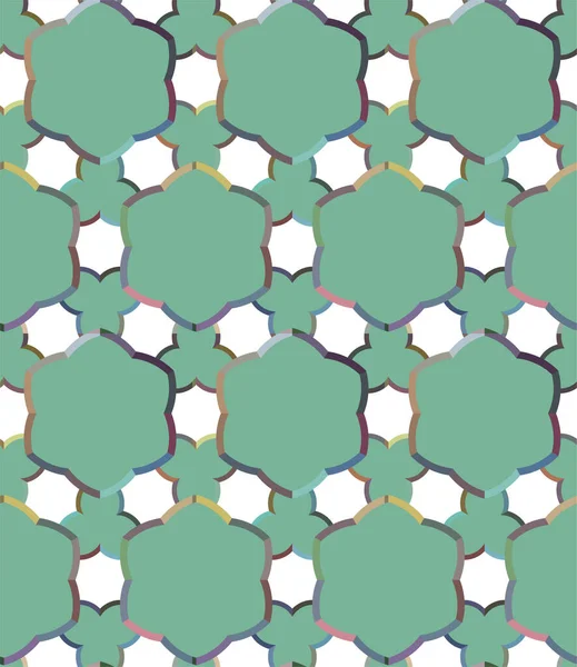 Abstrakt Geometrisk Sömlös Bakgrund Vektor Illustration — Stock vektor