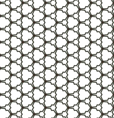 Kusursuz desenli dekoratif dekoratif şablon