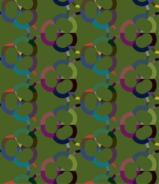 soyut geometrik dikişsiz arkaplan, vektör illüstrasyonu 