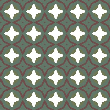 Geometrik şekilli kusursuz desen vektör çizimi