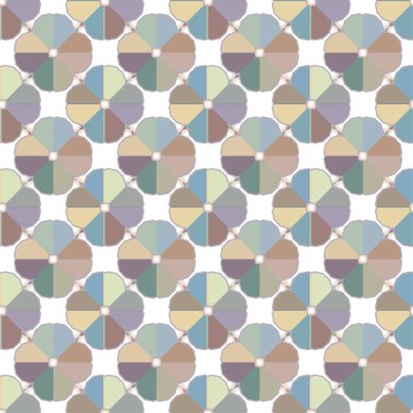 Geometrik dikişsiz desenlerin vektör çizimi, soyut duvar kağıdı arkaplanı