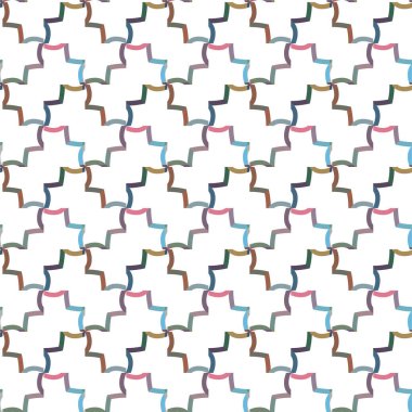 Geometrik dikişsiz desenlerin vektör çizimi, soyut duvar kağıdı arkaplanı 
