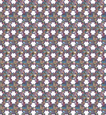 Kusursuz desenli dekoratif dekoratif şablon 