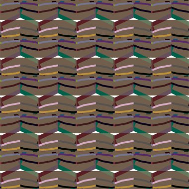 Kusursuz desenli dekoratif dekoratif şablon 