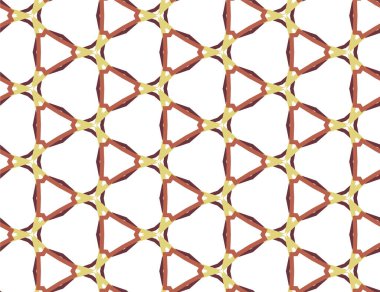 Geometrik şekilli kusursuz desen vektör çizimi
