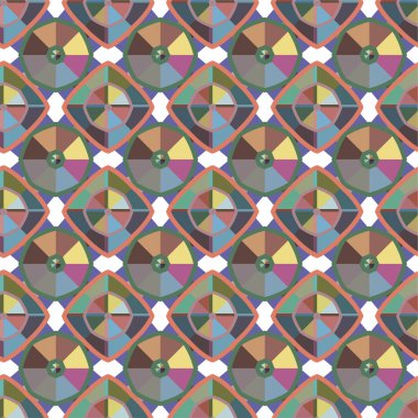 soyut geometrik dikişsiz konuşma, vektör illüstrasyonu