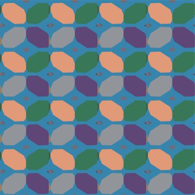 Kusursuz desenli dekoratif dekoratif şablon