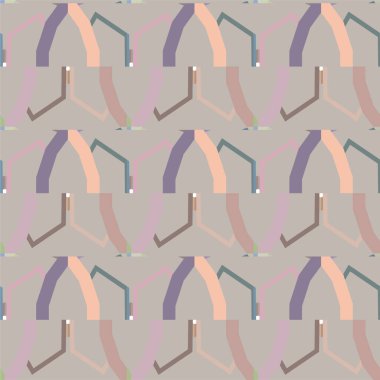 Geometrik dikişsiz desenlerin vektör çizimi, soyut duvar kağıdı arkaplanı 