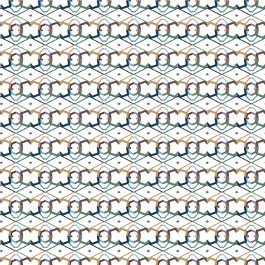 soyut geometrik dikişsiz arkaplan, vektör illüstrasyonu 