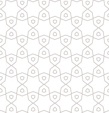 Geometrik dikişsiz desenlerin vektör çizimi, soyut duvar kağıdı arkaplanı