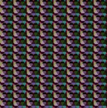 Geometrik dikişsiz desenlerin vektör çizimi, soyut duvar kağıdı arkaplanı 