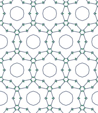 süslemeli soyut vektör geometrik dikişsiz desen, duvar kağıdı arkaplan 