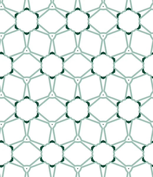 Dekorative Kunstvolle Vorlage Mit Nahtlosem Muster — Stockvektor