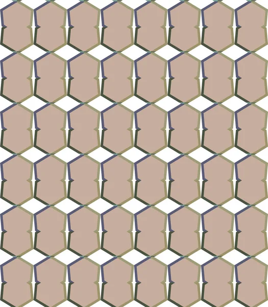 Nahtlose Muster Mit Geometrischen Formen Vektorillustration — Stockvektor