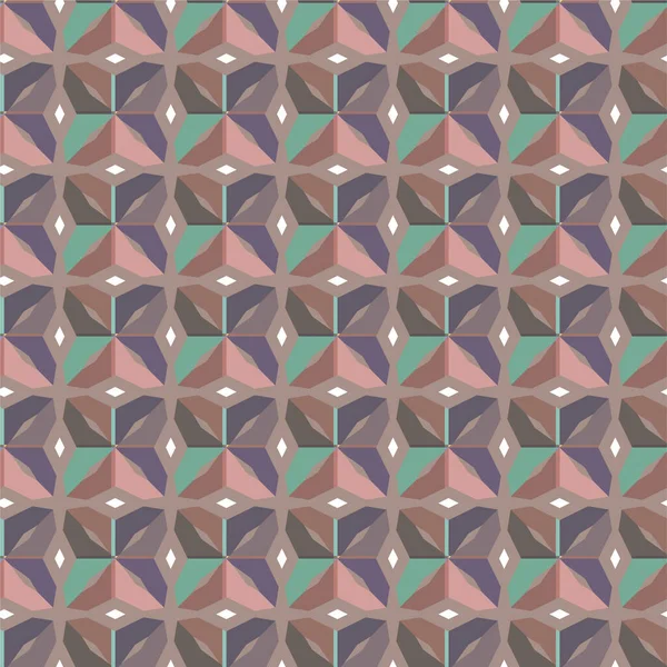 Hintergrund Mit Nahtlosem Muster Abstrakte Geometrische Vektorvorlage — Stockvektor