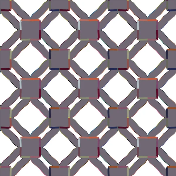 Abstrakt Geometriskt Sömlöst Mönster Dekorativa Tapeter — Stock vektor