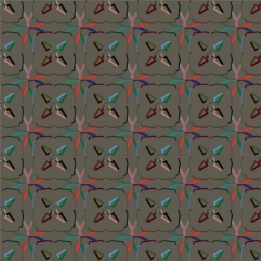 soyut geometrik dikişsiz konuşma, vektör illüstrasyonu