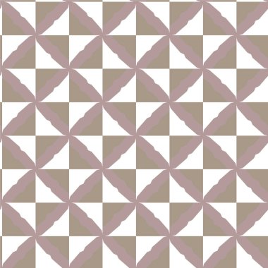 Geometrik şekilli kusursuz desen vektör çizimi