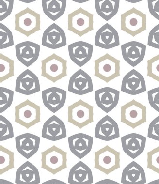 Geometrik şekilli kusursuz desen vektör çizimi