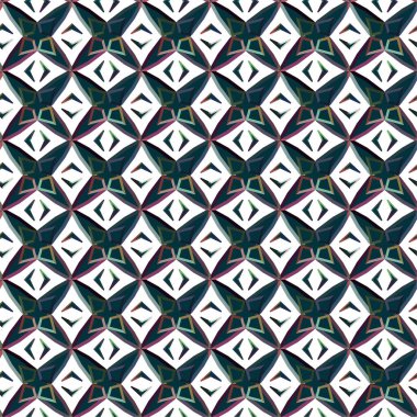 soyut geometrik dikişsiz arkaplan, vektör illüstrasyonu 