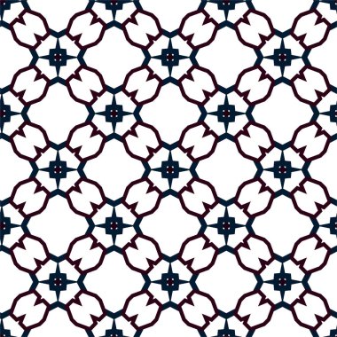 Kusursuz desenli dekoratif dekoratif şablon 