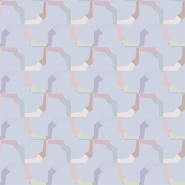 Kusursuz desenli dekoratif dekoratif şablon