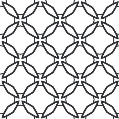 Geometrik dikişsiz desenlerin vektör çizimi, soyut duvar kağıdı arkaplanı
