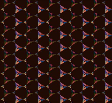 Geometrik şekilli kusursuz desen vektör çizimi