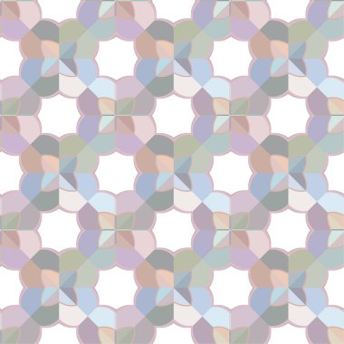 Geometrik dikişsiz desenlerin vektör çizimi, soyut duvar kağıdı arkaplanı