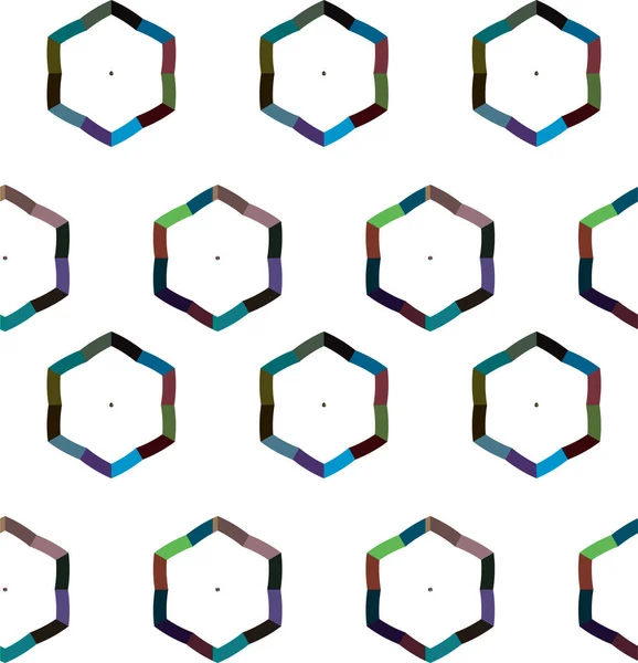 Абстрактный Геометрический Бесшовный Фон Векторная Иллюстрация — стоковый вектор