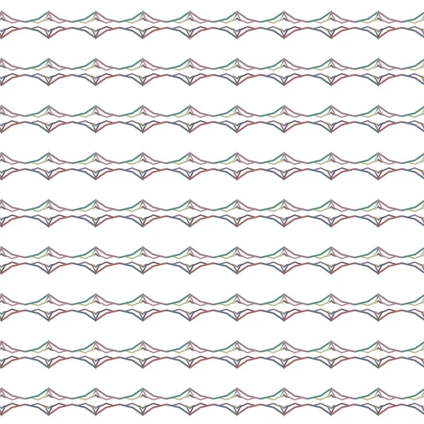 Padrão Sem Costura Com Formas Geométricas Ilustração Vetorial — Vetor de Stock