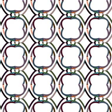 soyut geometrik dikişsiz konuşma, vektör illüstrasyonu