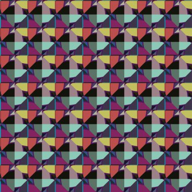 soyut geometrik dikişsiz arkaplan, vektör illüstrasyonu 